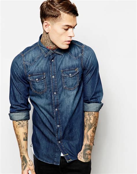 Comment Porter Chemise En Jeans Homme