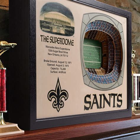 New Orleans Saints Wall Art Decor Superdome - Etsy