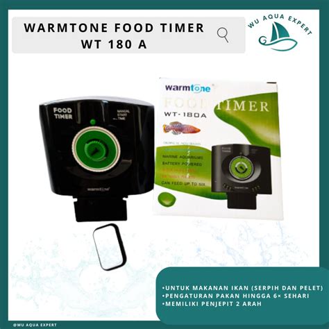 Jual ALAT PAKAN OTOMATIS WARMTONE FOOD TIMER WT 180 A PEMBERI MAKAN