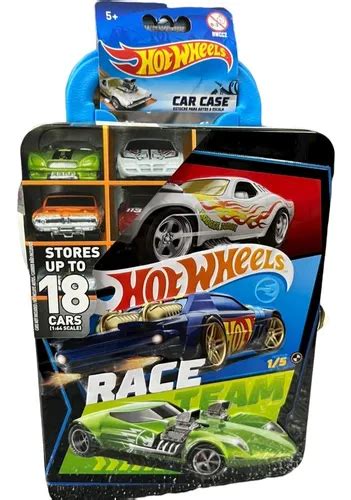 Intek Hot Wheels Hwcc Porta Autos Metal Car Case Estuche