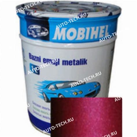 Базовая эмаль металлик Mobihel Аметист( серебристый фиолетовый ) 1л 145 ...