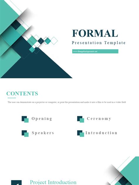 formal  template  microsoft power point computing