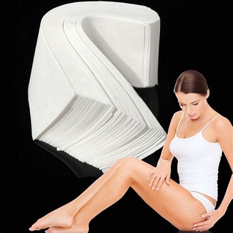 100Pcs Face Body Hair Removal Remover Lady Disposable Non Woven Wax