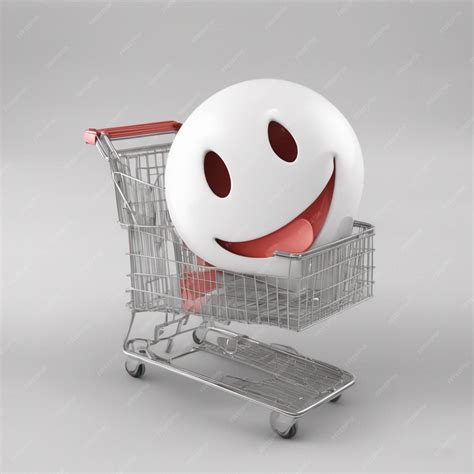 Premium AI Image | Photoshopping carts with smiles sale of likes in