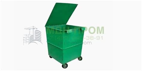 Контейнер с крышкой и колёсами (0,75 куб. м.) от производителя ПК МДН ...