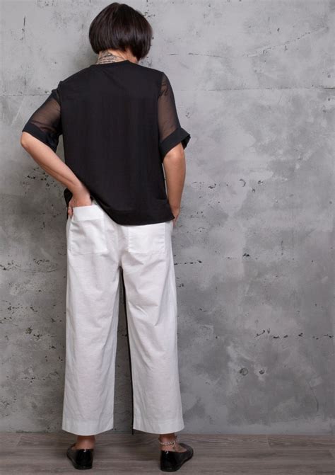 Джемпер с шифоновыми рукавами