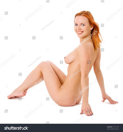 Sexy Naked Redhead Woman Studio On Stock Photo Shutterstock