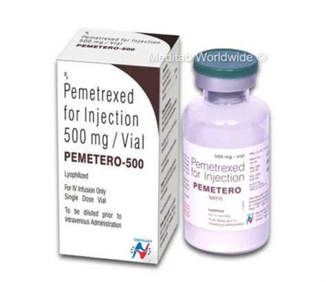 Pemetrexed Pemetero Mg Injection Hetero Vial At Rs Vial