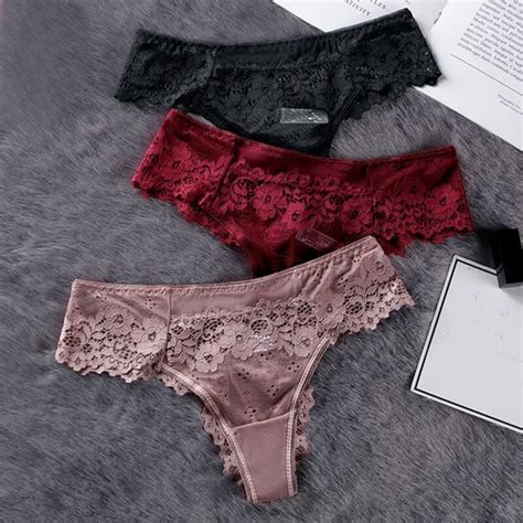 Women Sexy Lace Panties Knickers Lingerie Hollow Underwear G String Briefs Thong EBay