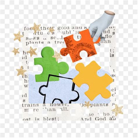 Jigsaw Connection Png Sticker Mixed Premium Png Rawpixel In