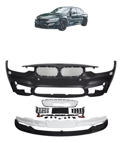 Body Kit Parachoque Dianteiro M3 Bmw F30 320i 2016 2017 2018