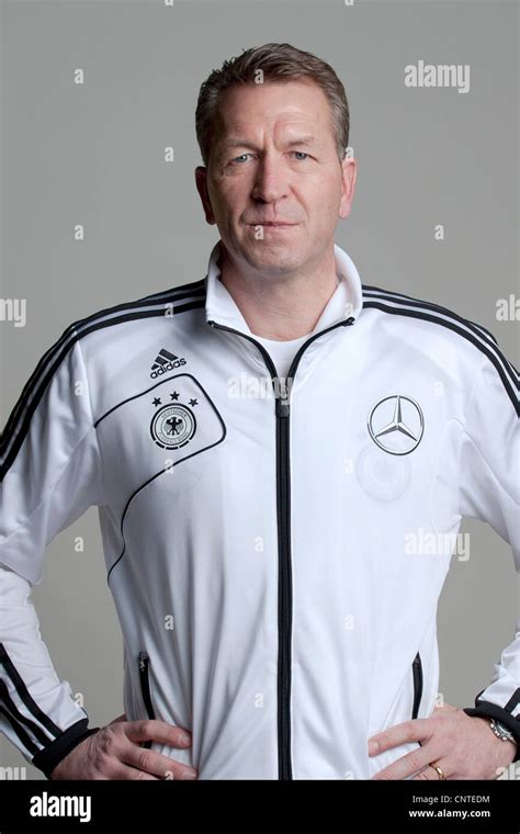 Goalkeeper Coach Andreas Koepke German National Football Team Stock