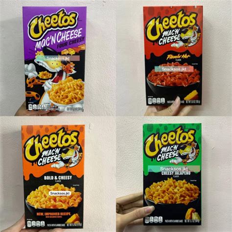 Jual CHEETOS MAC AND CHEESE CHEESY JALAPENO FLAMIN HOT MAC CHEESE USA Jakarta Utara