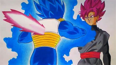 Vegeta Vs Goku Black Speed Drawing Dragon Ball Super Capitulo