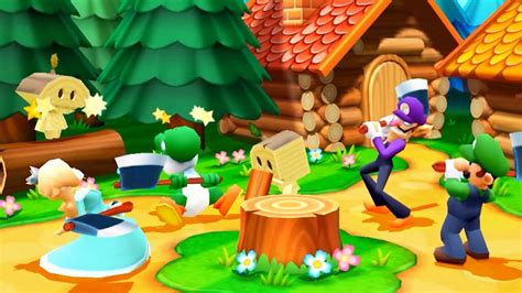 Mario Party The Top 100 Minigame Waluigi Vs Luigi Vs Rosalina Vs