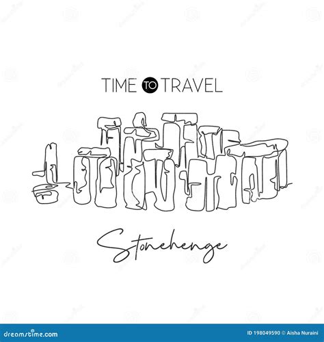 Stonehenge Wiltshire In England Cartoon Vector | CartoonDealer.com