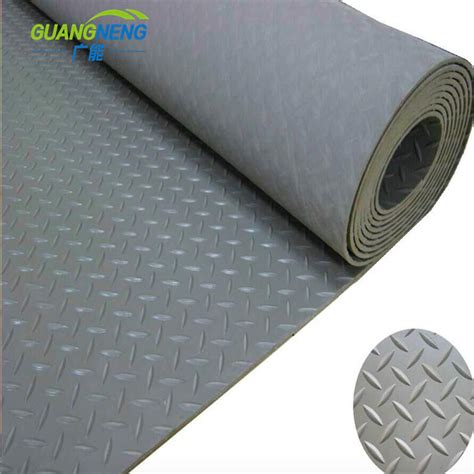 Black Diamond Plate Anti Slip Rubber Sheet China Anti Skidding Rubber