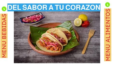 Menu Cochinita Genially