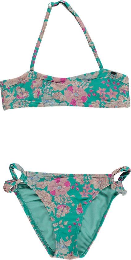 O Neill Ruby Bandeau Bikini Bikini Meisjes Blauw Maat