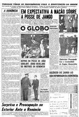 Em 1961, após sete meses de governo, Jânio Quadros renuncia à ...