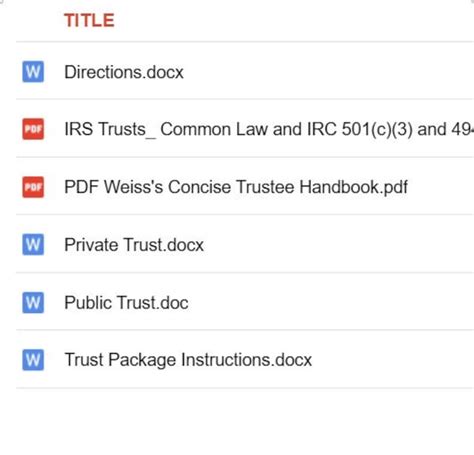 common law irrevocable trust documents trust documents   open