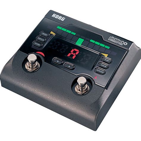 Korg Pitchblack Chromatic Pedal Tuner Black Pitchblack Plus