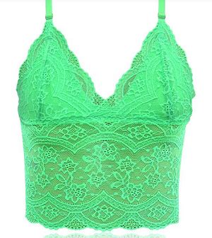 Bwana Ref 31310 Sutiã Renda Sem Bojo Cropped Lingerie Vendas