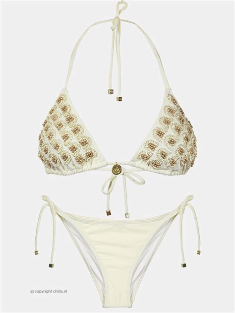 Bikini Tri Bordado Crudo Van Swim Days Maat Broekje S Maat Topje S