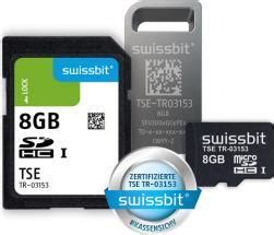 Swissbit TSE, USB, 8 GB Technische Sicherungseinrichtung TSE-Modul ...