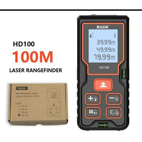 Jual Range Finder 100m Meteran Laser 100meter Hilda Digital Laser