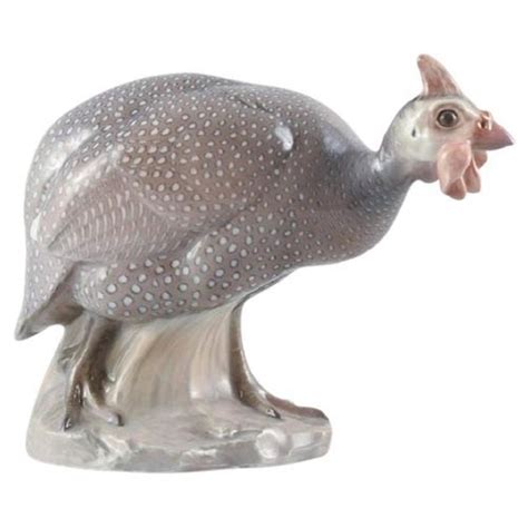 Porcelain Figurine Of A Guinea Fowl From Bing Grondahl For Sale At Pamono