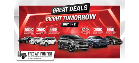 Honda Cars Philippines › Huge cash discounts, great deals await at ...