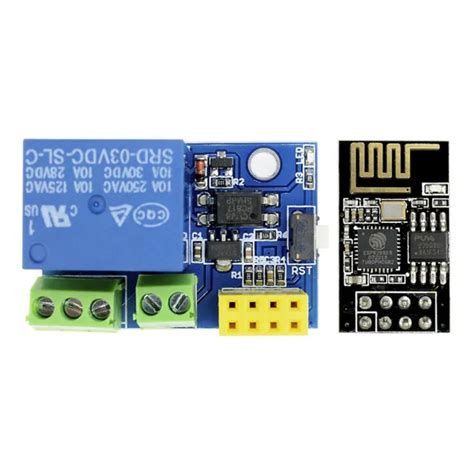 MODULE RELAIS WIFI ESP8266 ESP 01S 5V SRD 5V DC pour contrôleur TOI APP