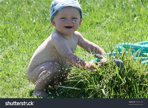 Naked Baby Garden Images Stock Photos Vectors Shutterstock