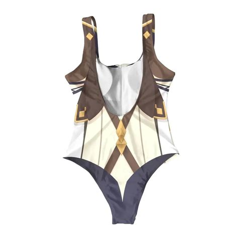 Anime Genshin Impact Swimsuit Bikini One Piece Women Venti Hutao Mona Cosplay Anime Swimwear