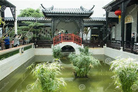 Asia Chinese Beijing China Garden Museum Indoor Courtyard Suzhou