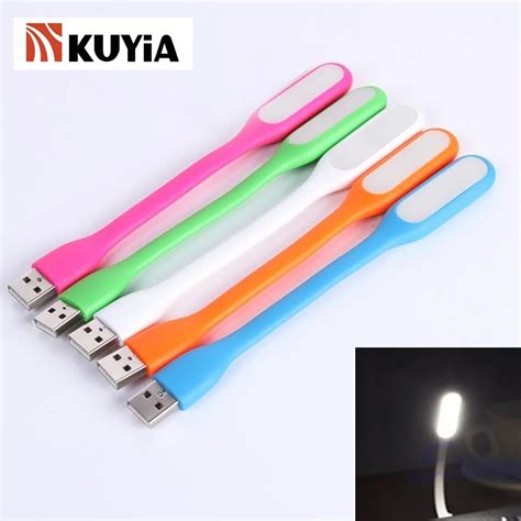 KUYiA 5PCS Lot Mini USB LED Light Adjust Angle Portable Flexible Led