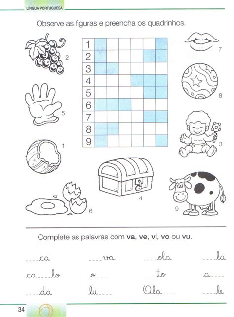 Atividades Com Va Ve Vi Vo Vu - JORNAL PONTO COM: ATIVIDADES COM A CONSOANTE V - VA - VE - VI - VO - VU