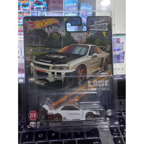 Jual Hot Wheels Premium Boulevard LB ER34 Super Silhouette Nissan