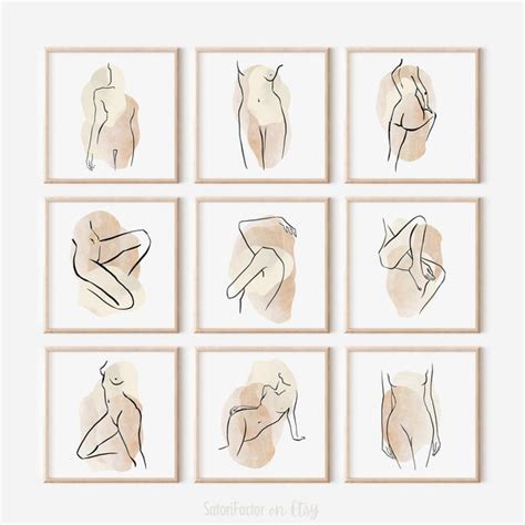 Abstract Nude Etsy