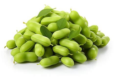 Premium Ai Image Isolated Edamame On White Background