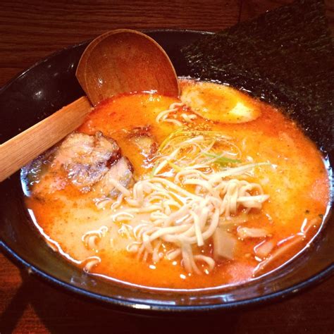 Spicy Tonkatsu Ramen from Jin Ramen, NYC | Tonkatsu ramen, Tonkatsu, Food