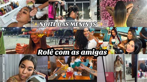 VLOG NOITE DAS MENINAS Rolê as amigas na orla da praia arrume