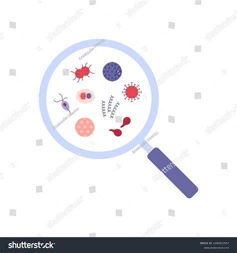 Sexual Transmitted Disease Virus Science Concept Stock Vector Royalty