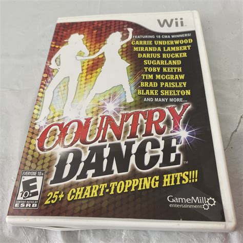 Wii Country Dance (Nintendo) 30 Chart Chart Topping Hits Video Game AA