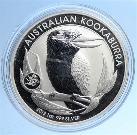 2012 AUSTRALIE KOOKABURRA oiseau australien 1 oz épreuve dollar argent