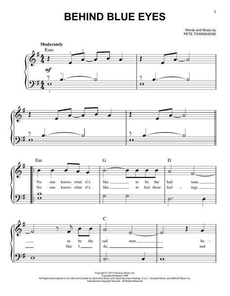 Behind Blue Eys Lyrics 5