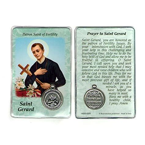 Best St Gerard Prayer Card