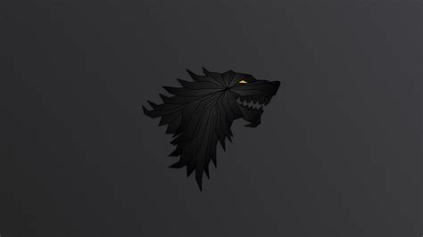 Online crop | house stark sigil logo, Game of Thrones, wolf, logo HD wallpaper | Wallpaper Flare