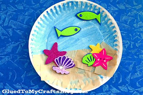 Paper Plate Under The Sea Craft Idea For Summer